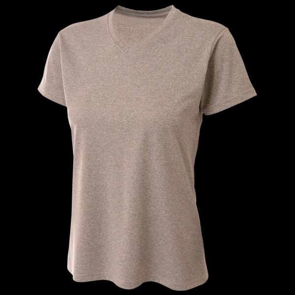 Ladies' Topflight Heather V-Neck T-Shirt Thumbnail