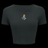 Ladies' Poly-Cotton Crop T-Shirt Thumbnail