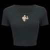 Ladies' Poly-Cotton Crop T-Shirt Thumbnail