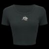 Ladies' Poly-Cotton Crop T-Shirt Thumbnail