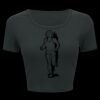 Ladies' Poly-Cotton Crop T-Shirt Thumbnail
