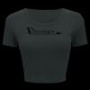 Ladies' Poly-Cotton Crop T-Shirt Thumbnail