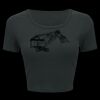 Ladies' Poly-Cotton Crop T-Shirt Thumbnail