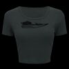 Ladies' Poly-Cotton Crop T-Shirt Thumbnail