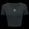 Ladies' Poly-Cotton Crop T-Shirt Thumbnail