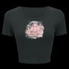 Ladies' Poly-Cotton Crop T-Shirt Thumbnail