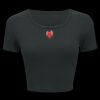 Ladies' Poly-Cotton Crop T-Shirt Thumbnail