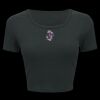 Ladies' Poly-Cotton Crop T-Shirt Thumbnail