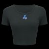 Ladies' Poly-Cotton Crop T-Shirt Thumbnail