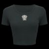 Ladies' Poly-Cotton Crop T-Shirt Thumbnail