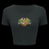 Ladies' Poly-Cotton Crop T-Shirt Thumbnail