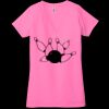 Ladies' Jersey Short-Sleeve Deep V-Neck T-Shirt Thumbnail