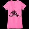 Ladies' Jersey Short-Sleeve Deep V-Neck T-Shirt Thumbnail