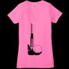 Ladies' Jersey Short-Sleeve Deep V-Neck T-Shirt Thumbnail