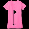 Ladies' Jersey Short-Sleeve Deep V-Neck T-Shirt Thumbnail