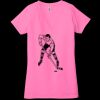 Ladies' Jersey Short-Sleeve Deep V-Neck T-Shirt Thumbnail