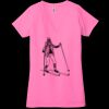 Ladies' Jersey Short-Sleeve Deep V-Neck T-Shirt Thumbnail