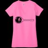 Ladies' Jersey Short-Sleeve Deep V-Neck T-Shirt Thumbnail