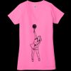 Ladies' Jersey Short-Sleeve Deep V-Neck T-Shirt Thumbnail