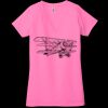 Ladies' Jersey Short-Sleeve Deep V-Neck T-Shirt Thumbnail