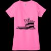 Ladies' Jersey Short-Sleeve Deep V-Neck T-Shirt Thumbnail