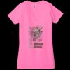 Ladies' Jersey Short-Sleeve Deep V-Neck T-Shirt Thumbnail
