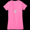 Ladies' Jersey Short-Sleeve Deep V-Neck T-Shirt Thumbnail